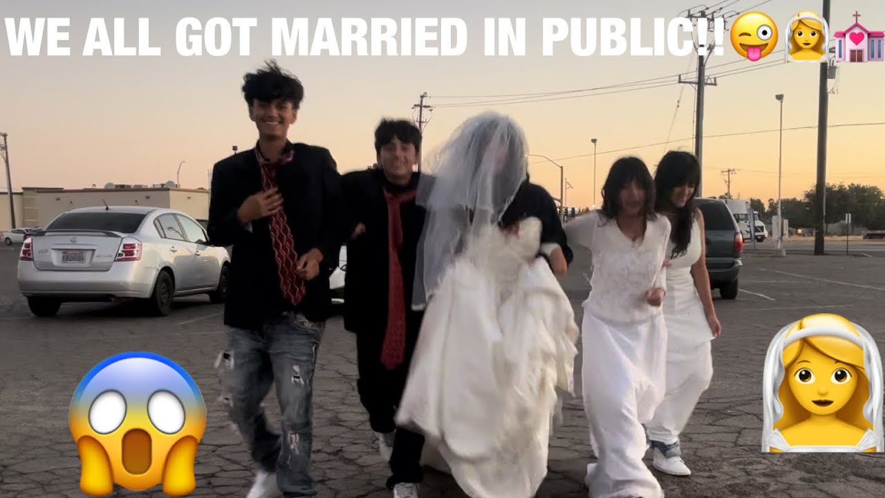 WE THRIFTED WEDDING DRESSES AND WORE THEM FOR 24 HOURS!!👰🏽‍♀️💒