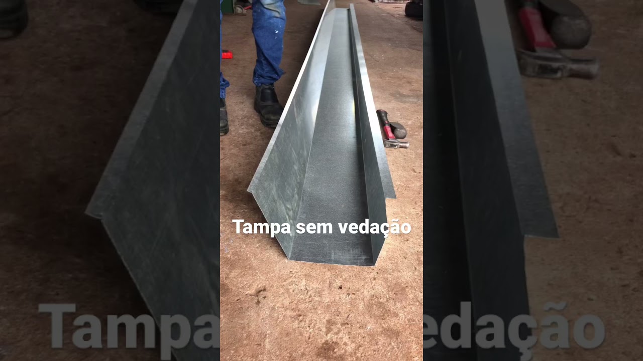 Tampa de calha sem veda&ccedil;&atilde;o #shorts