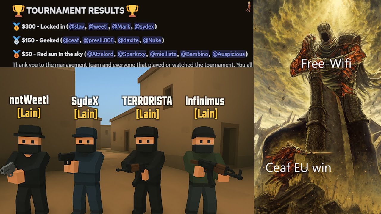 Going About My Day And Winning Another Krunker EU Tournament.