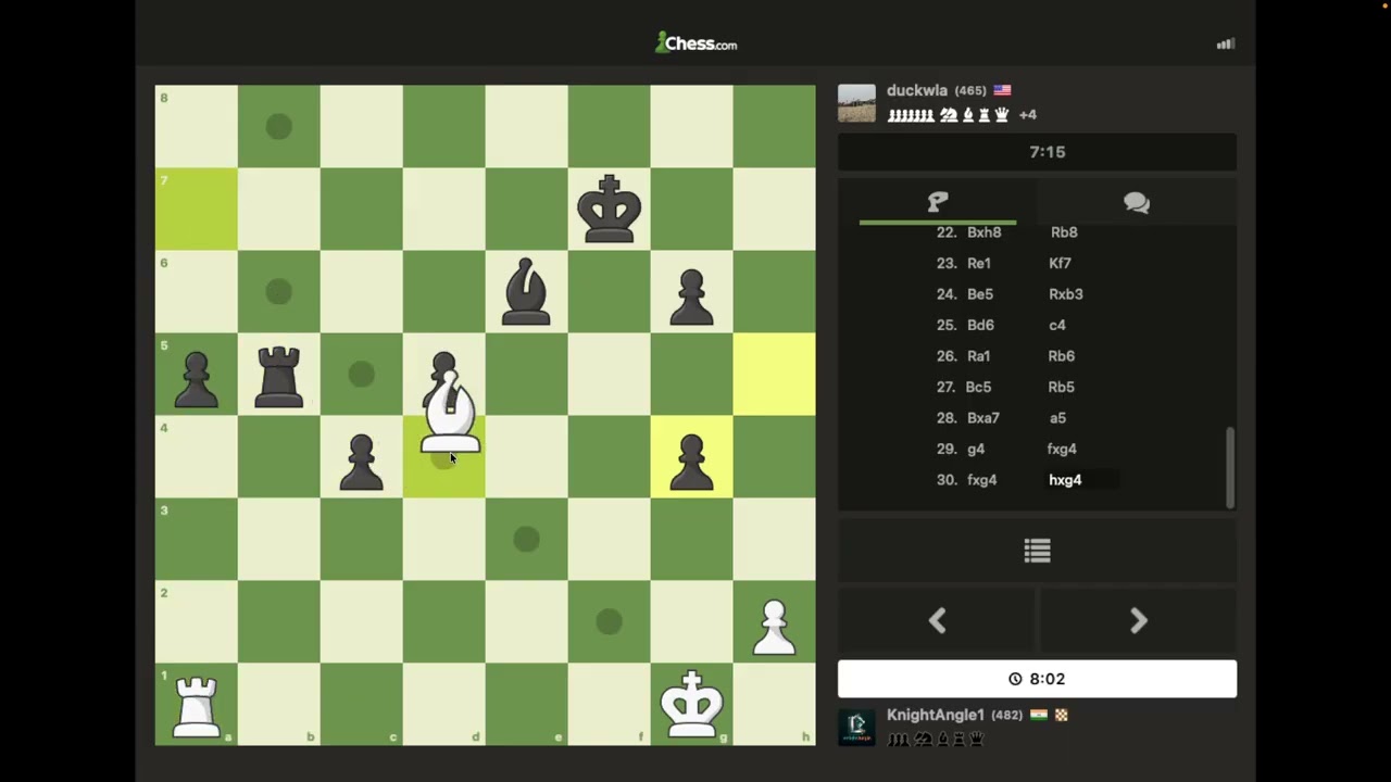 Chess series Episode thirteen