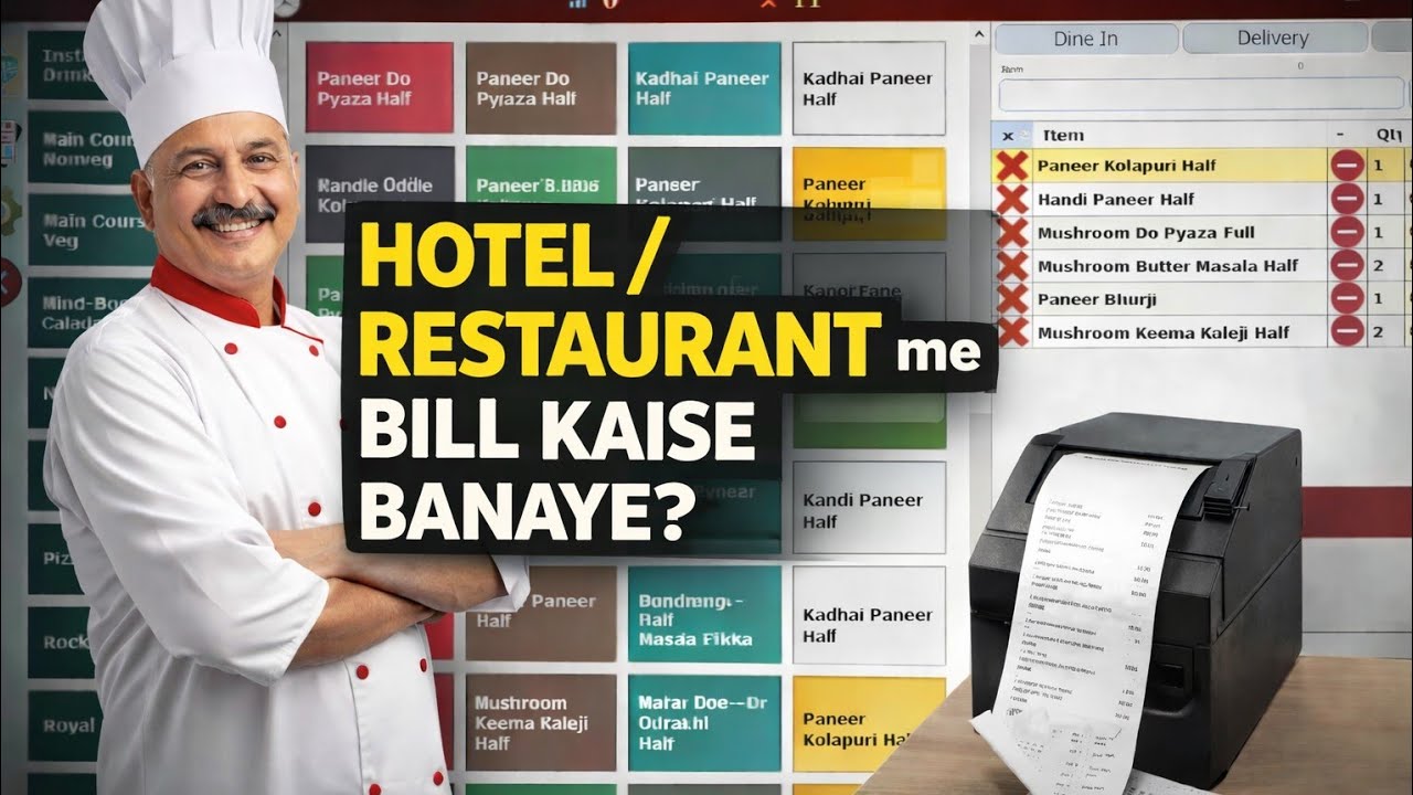 Best Restaurant Billing Software 2026 🔥 | KOT Printing & Table Billing for Restaurant, Cafe & Hotel