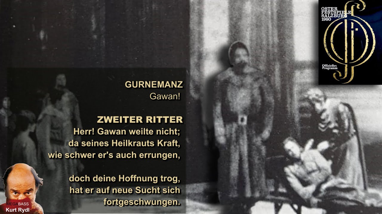 Kurt Rydl in PARSIFAL - Salzburg 1980 - live