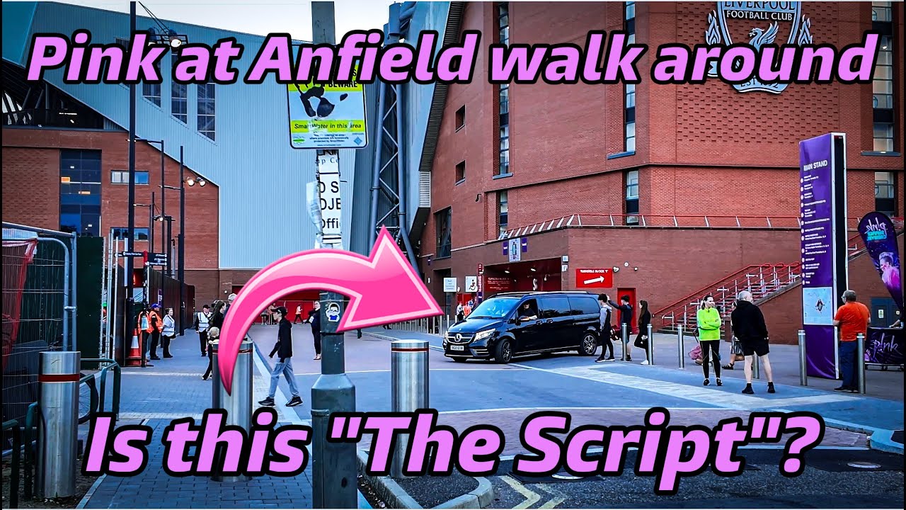 Pink atmosphere video at Liverpool F.C’s Anfield Stadium