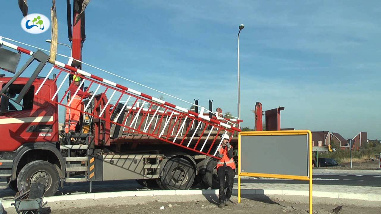 Terugplaatsen slagbomen Scheve Overweg