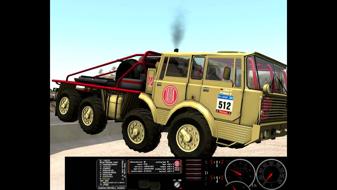 Rigs of Rods - Tatra T813 8x8 DAKAR