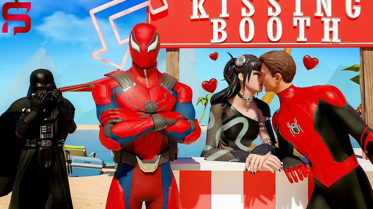 Darth Vader's SUMMER LOVE KISSES his BEST FRIENDS…. Fortnite