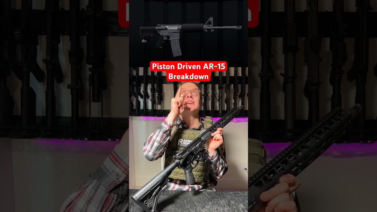 Piston Driven AR15 Vs Gas Driven AR15 (AK in AR Clothing?) #gun #tactical #civtac