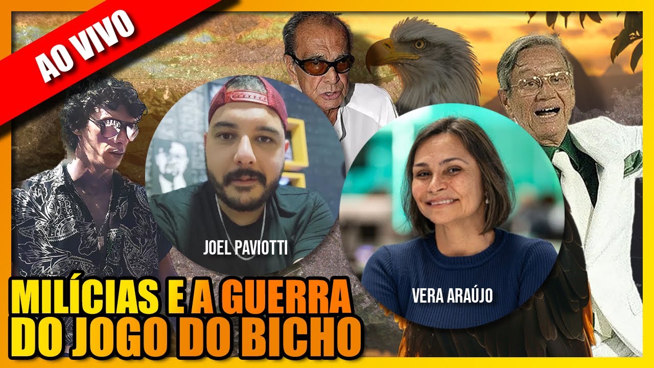 LIVE: PAPO SOBRE A GUERRA DO JOGO DO BICHO (FAMÍLIA ANDRADE e GARCIA) - COM VERA ARAÚJO