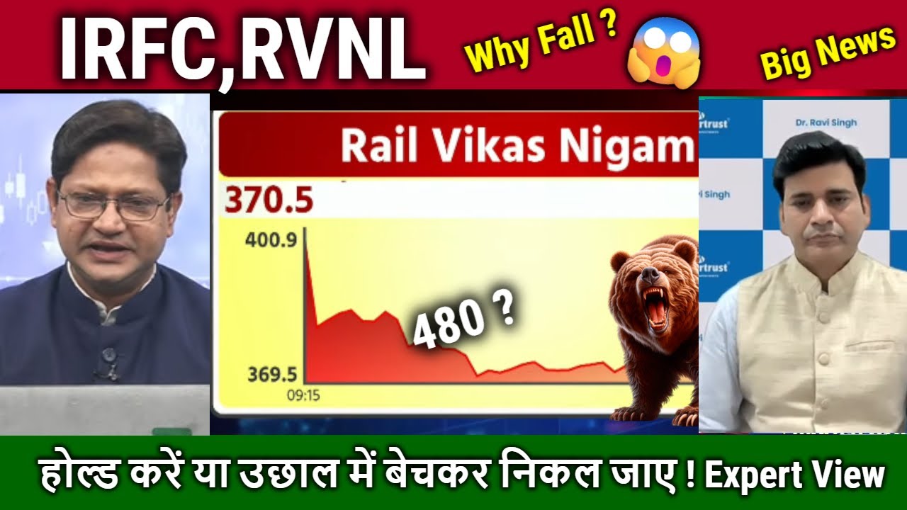 IRFC,RVNL share latest news,Buy or sell ?/RVNL,IRFC analysis,target Buduget 2026/railway stocks news