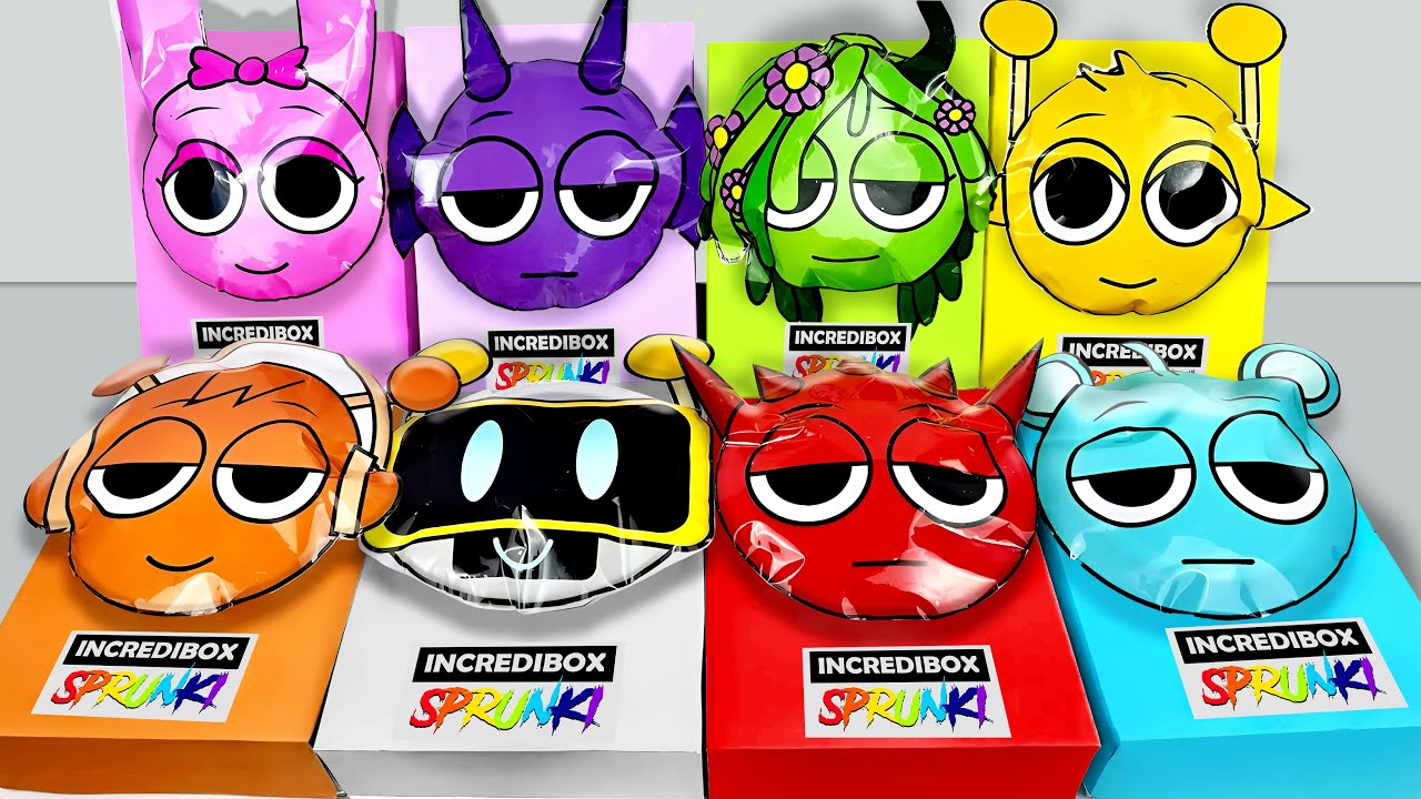 Paper DIY💖 Unboxing INCREDIBOX Blind Box, How to make Blind Bag | Tana Cubes DIY