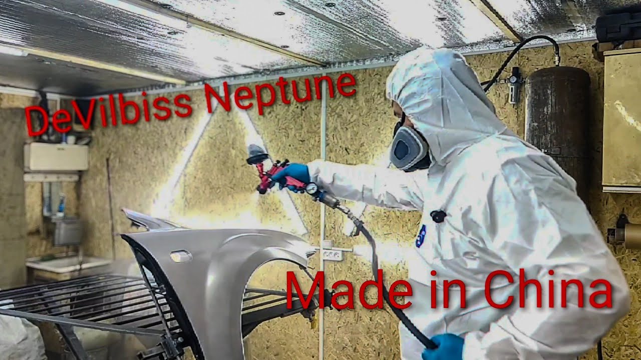 DeVilbiss Neptune. Made in China. Очень качественный клон для нанесения базового слоя.