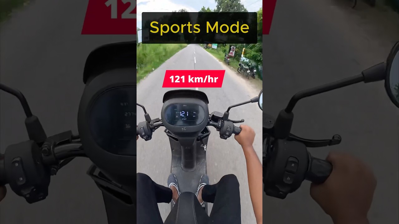 Ola S1X+ 3rd gen top Speed in All Modes! Can ola hit 125kmph? ⚡ #OlaS1X #evindia  #automobile