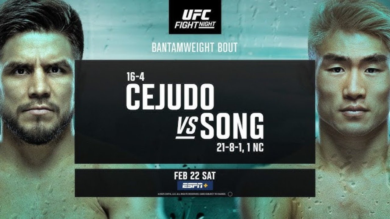 UFC SEATTLE LIVE CEJUDO VS SONG LIVESTREAM & FULL FIGHT NIGHT COMPANION