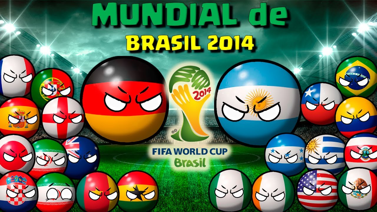 HISTORIA DEL MUNDIAL DE BRASIL 2014 COUNTRYBALL