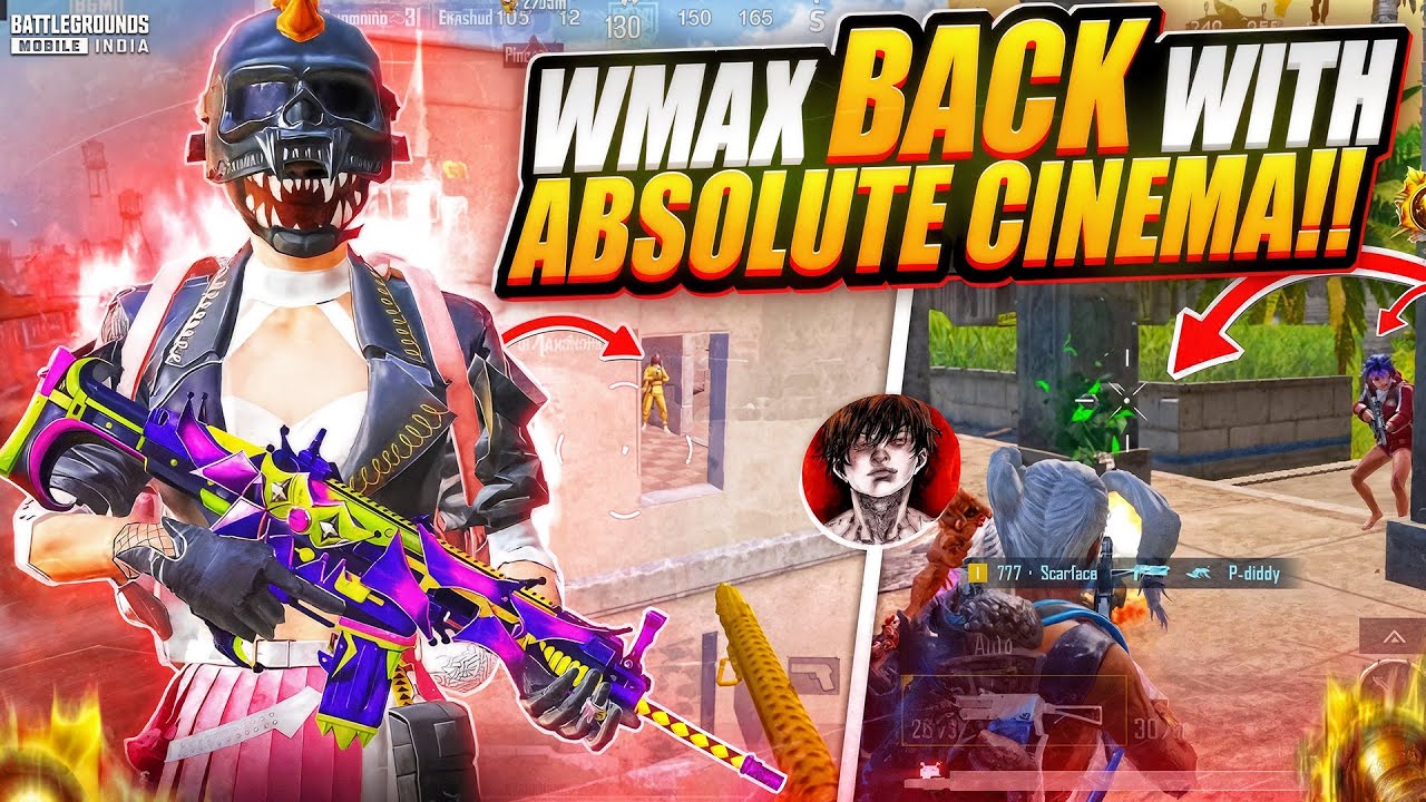 Wmax back with absolute cinema 🔥 fastest 3 finger player | BGMI - PUBGMOBILE