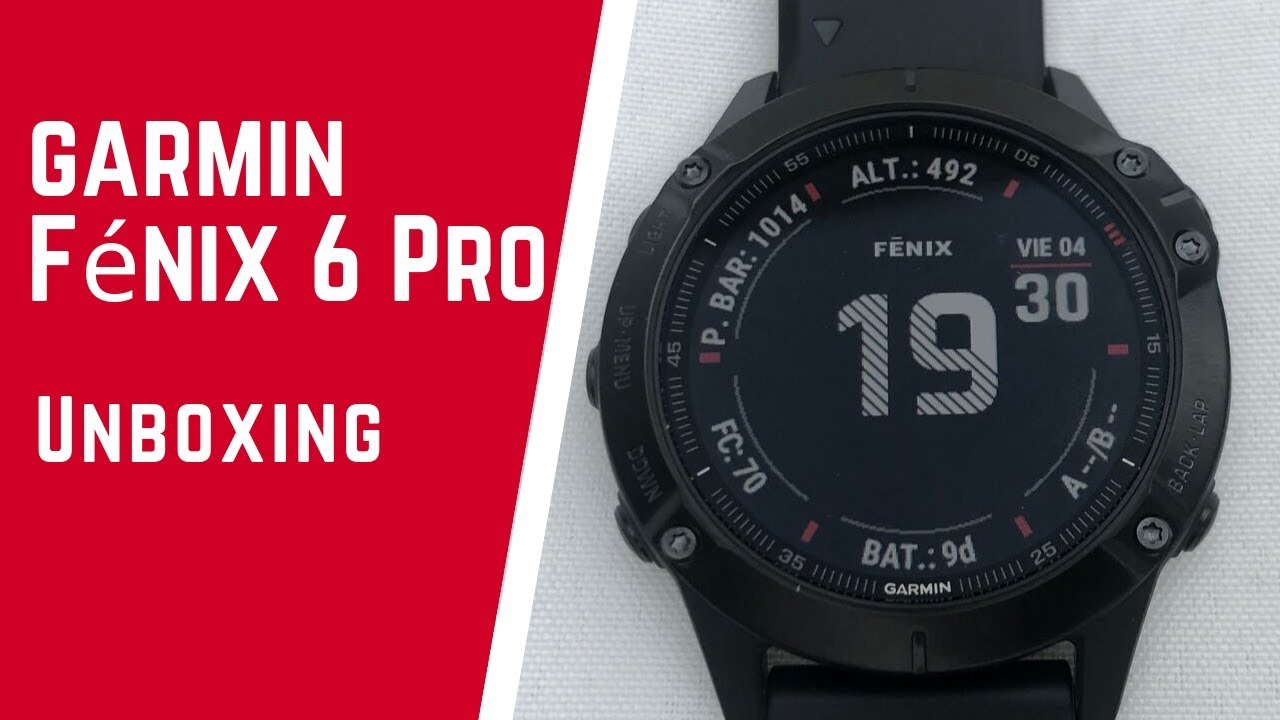 📦  UNBOXING.- GARMIN Fénix 6 Pro ⌚️
