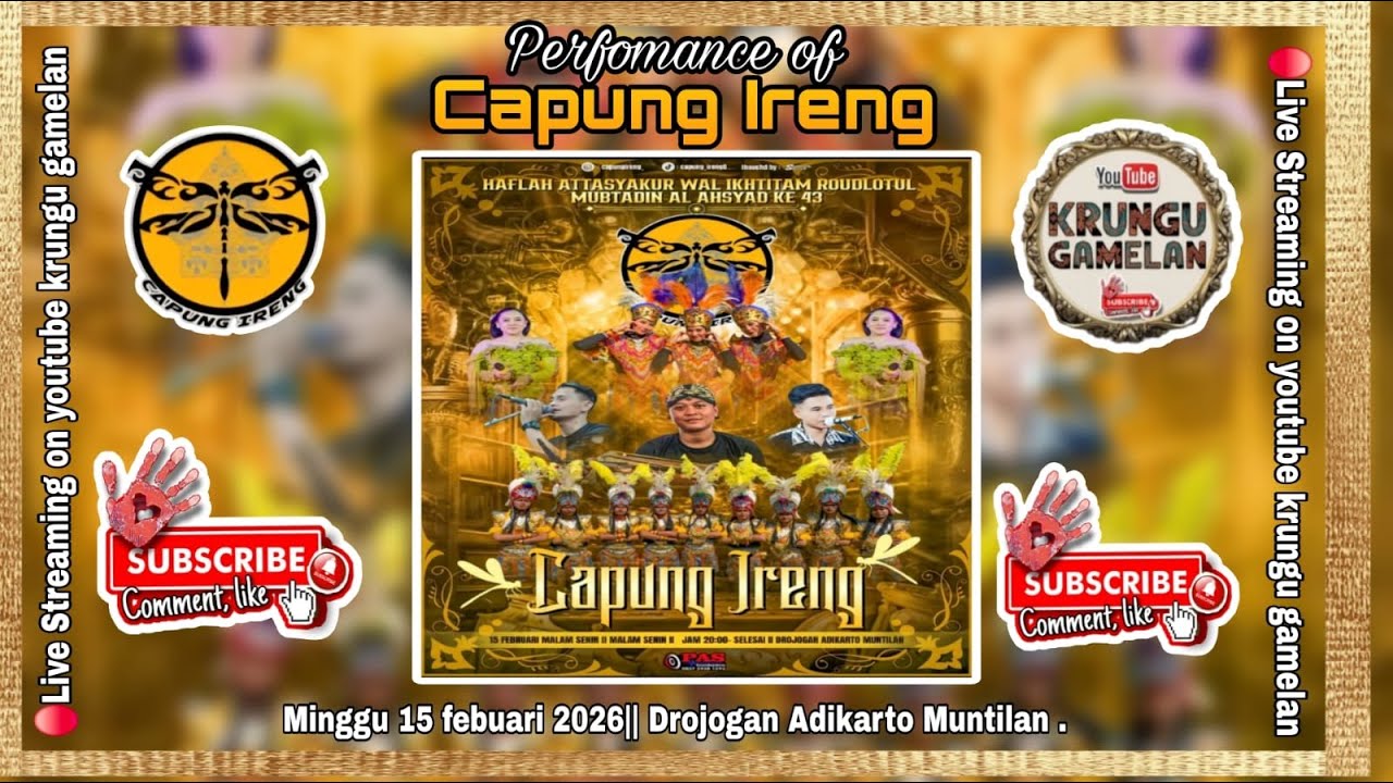 🔴LIVE STREAMING CAPUNG IRENG  || LIVE  DROJOGAN ADIKARTO MUNTILAN MAGELANG .