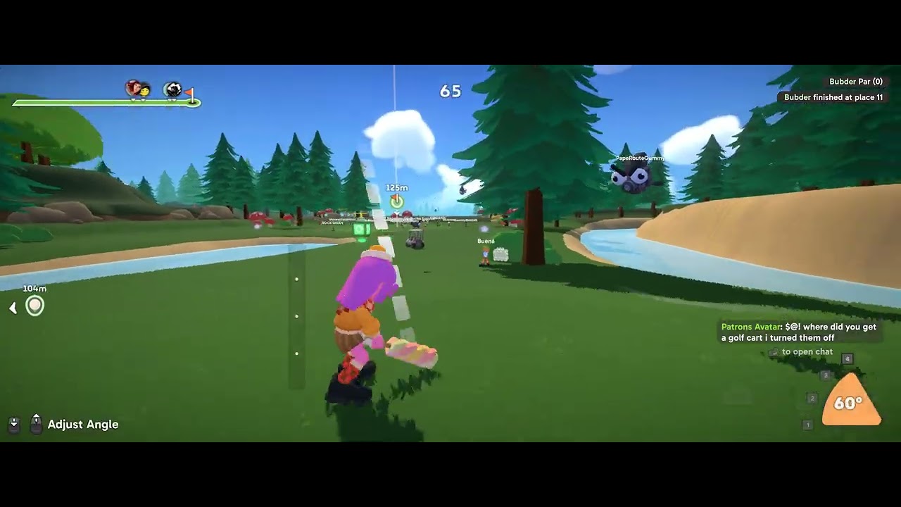 CHEATING at SUPER BATTLE GOLF