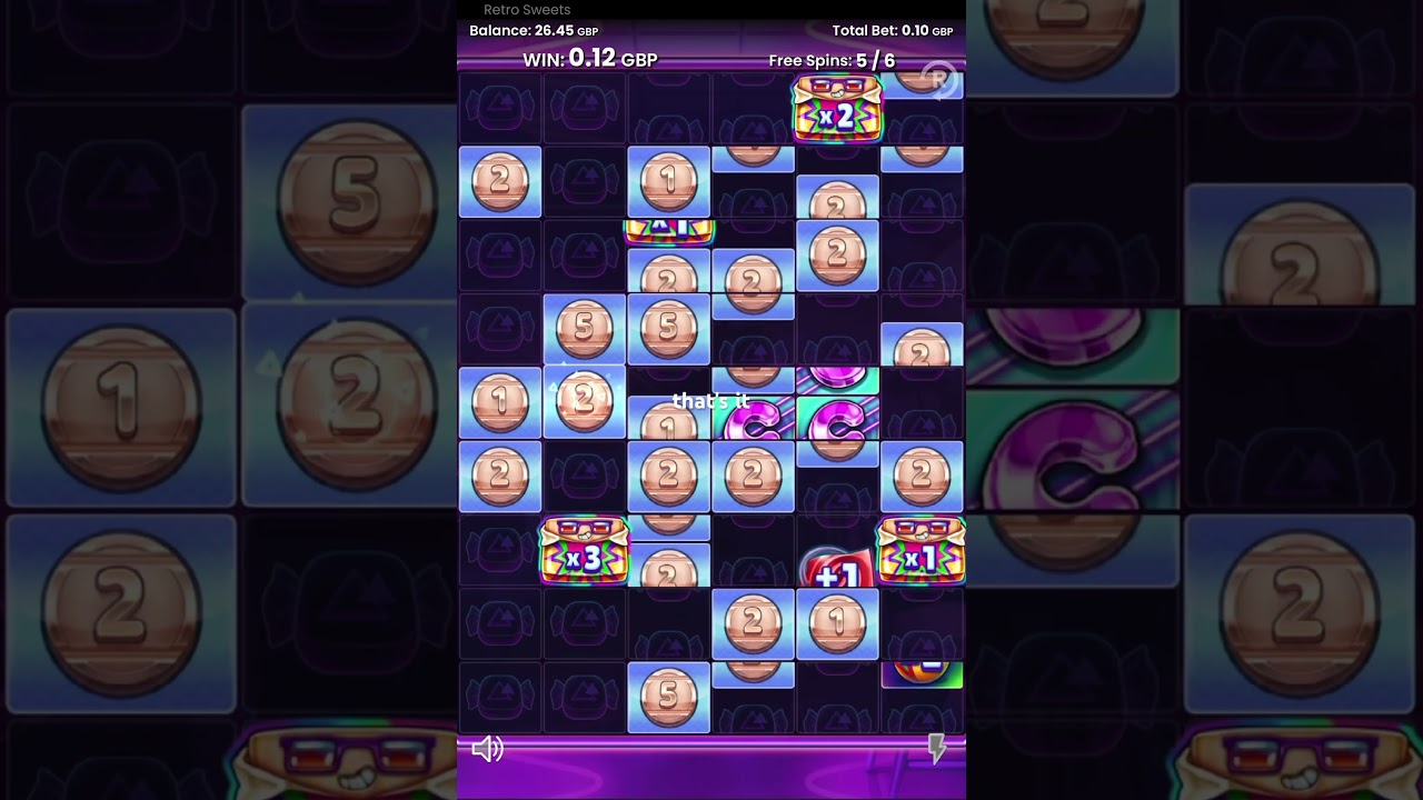 Retro sweets potential max win. I finally spun in a bonus. 