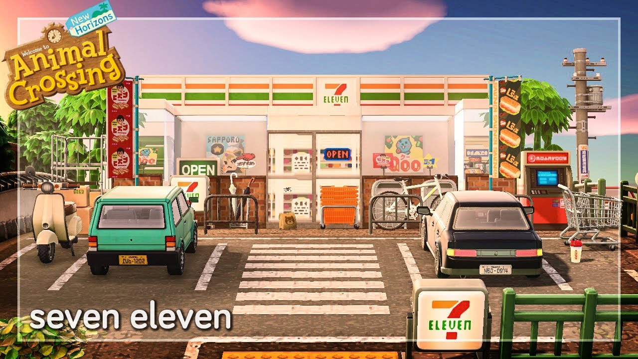 7-Eleven 🏪 // // Animal Crossing Japanese island // Speed Build