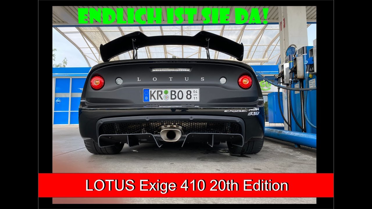 EIn Hammer das Auto!  Lotus Exige 410 20th Edition Anlieferung & erste Bilder!