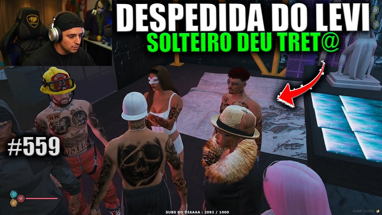 DESPEDIDA DE SOLTEIRO DO LEVI DEU MUITO RUIM! EP 559