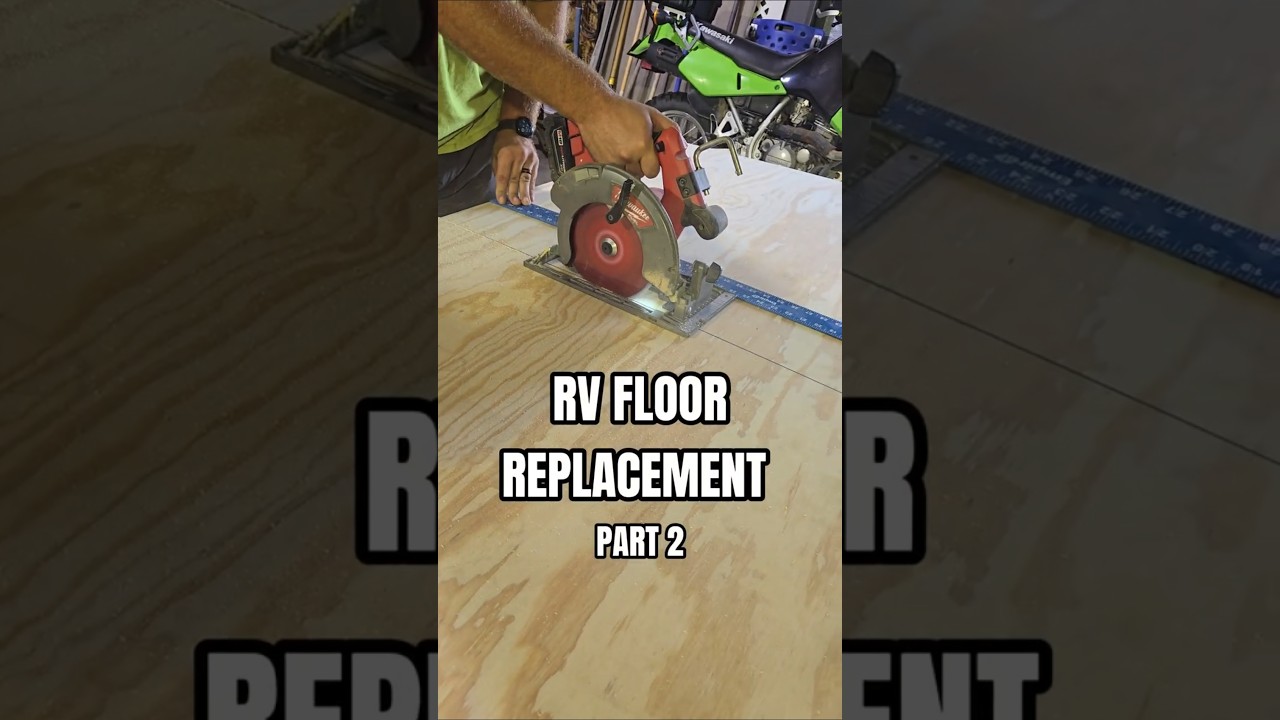 We replaced our RV slide-out floor PART 2