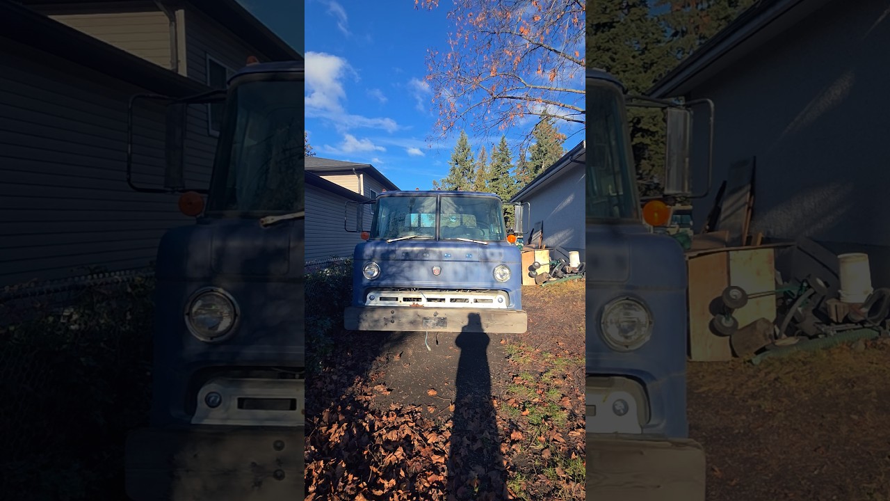 Project Tour Time.  1971 Ford C600 Cabover deck truck.