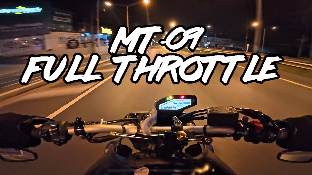 MT-09 FULL THROTTLE POV CRAZY RIDE