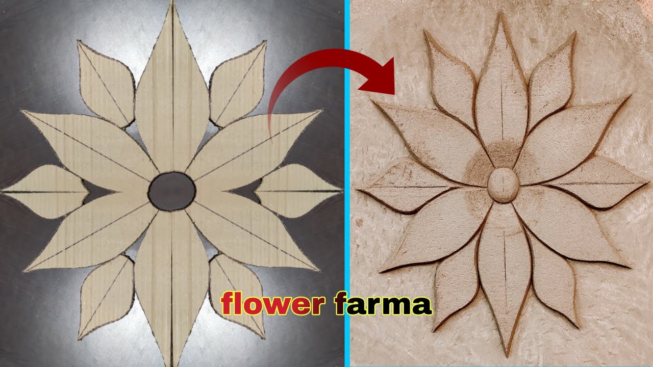 Flower-farma......  Farma banane ka aasan tarika.