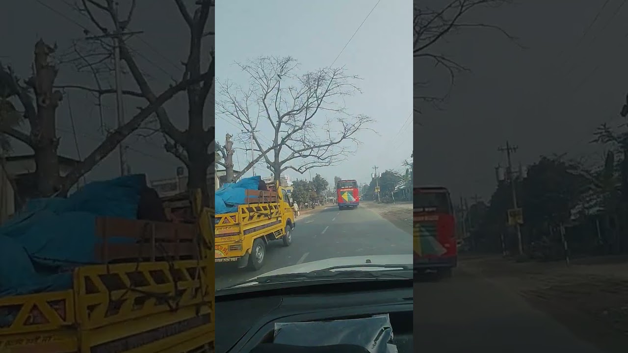 দিনাজপুরের দুই পাশের রাস্তায় যা দেখি 