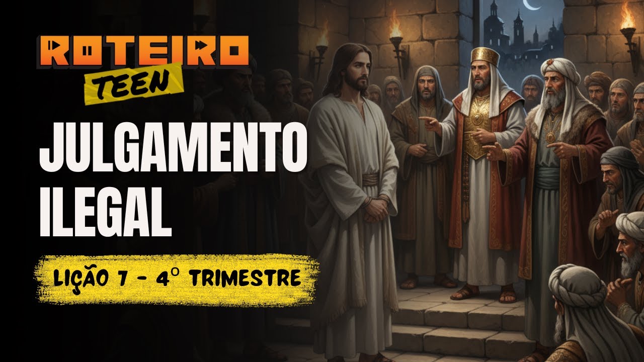 Lição 7 - JULGAMENTO ILEGAL | Lição dos Adolescentes - Roteiro Teen | 4ºTri - 2025