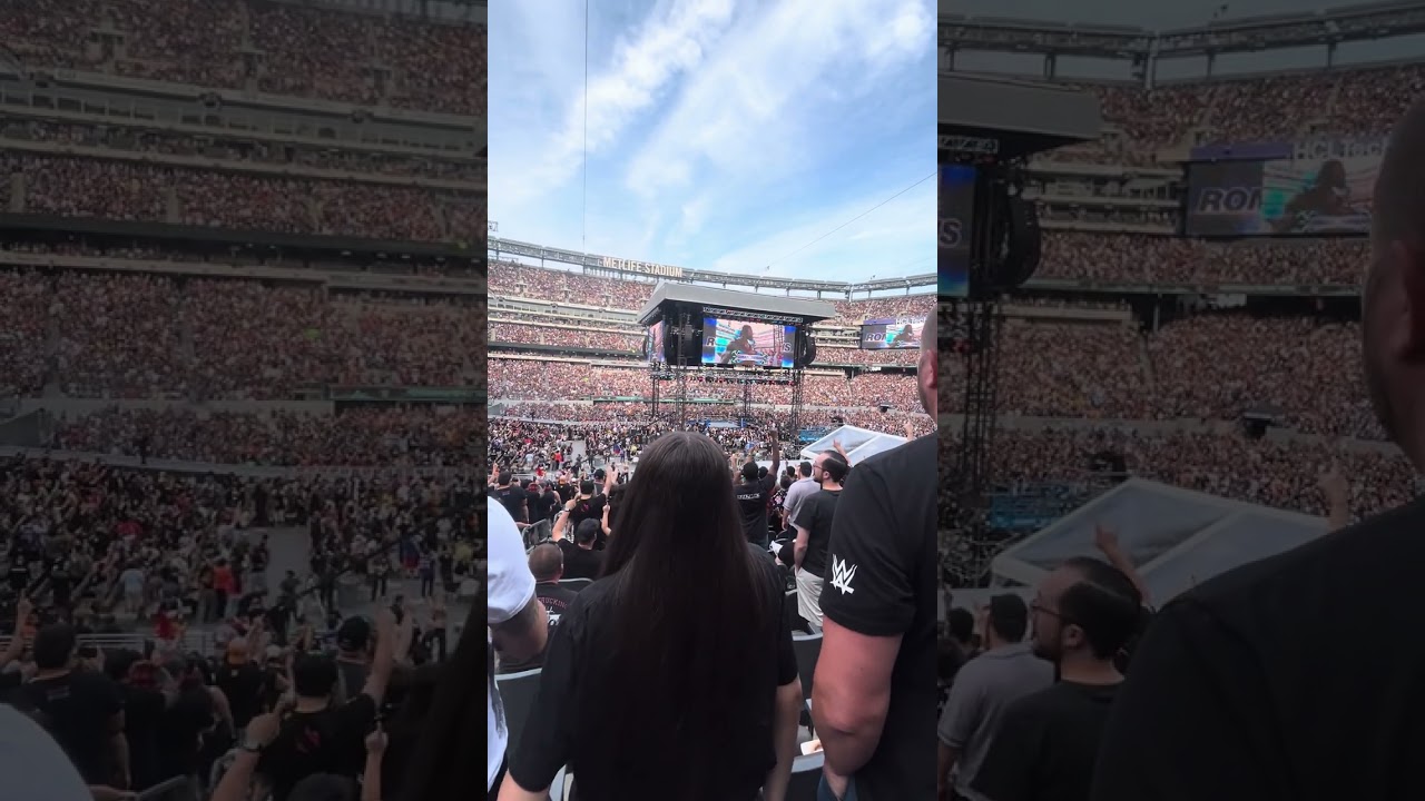 Roman Reigns entrance at SummerSlam 