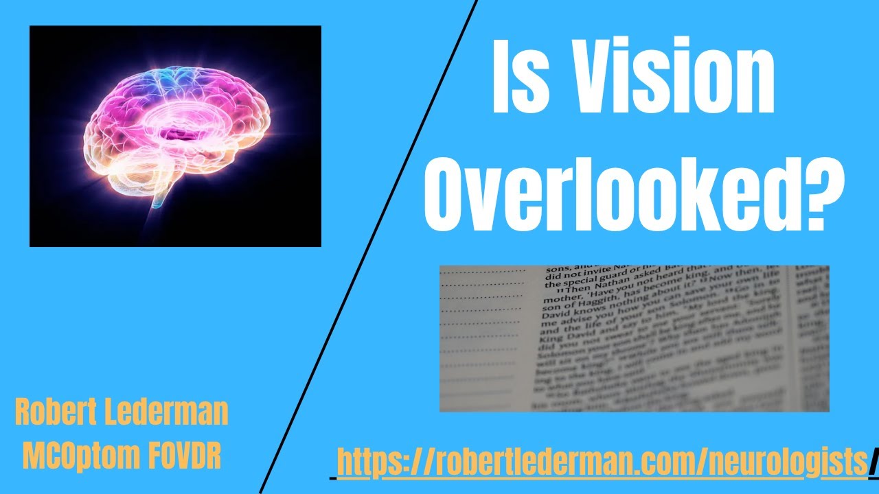"Why Vision Is the Brain’s Most Overlooked Function | Robert Lederman"