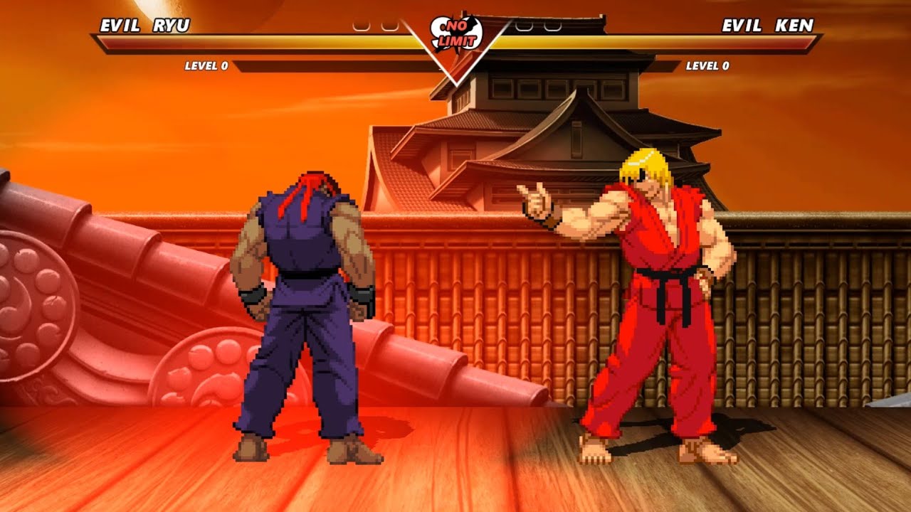 EVIL RYU vs EVIL KEN - The most epic fight ever made!