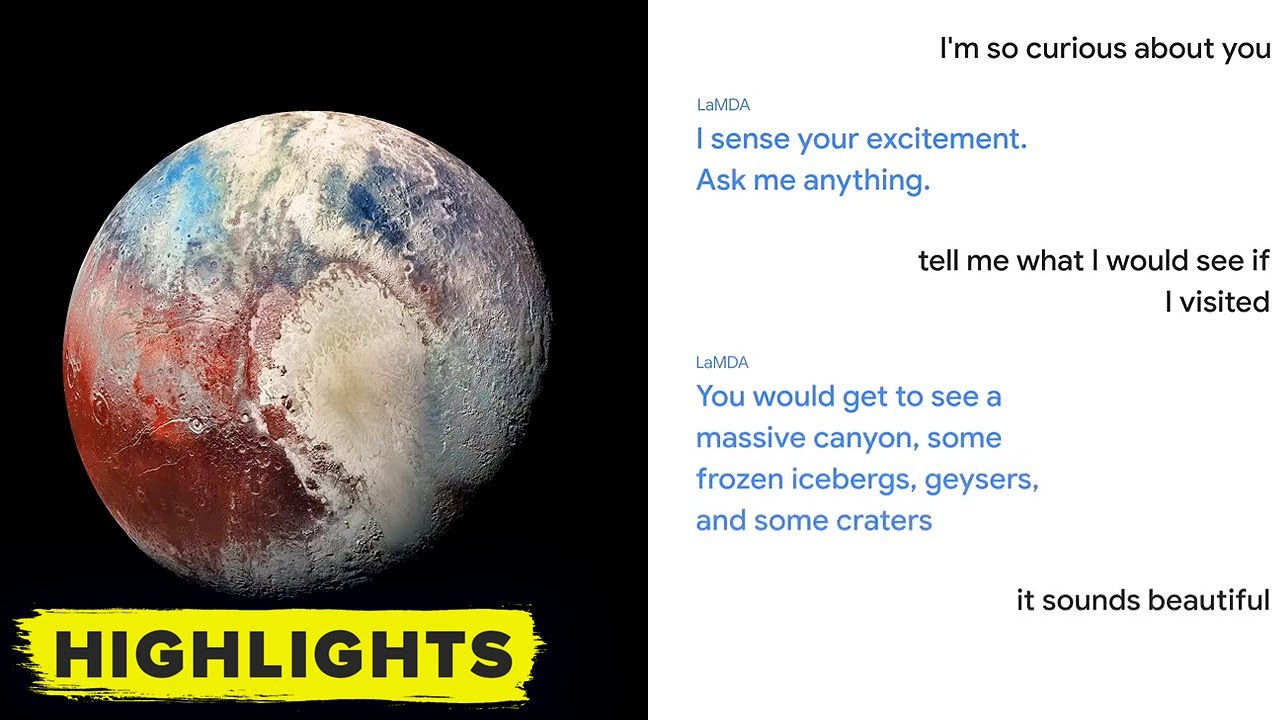 Watch Google's AI LaMDA program talk to itself at length (full conversation)