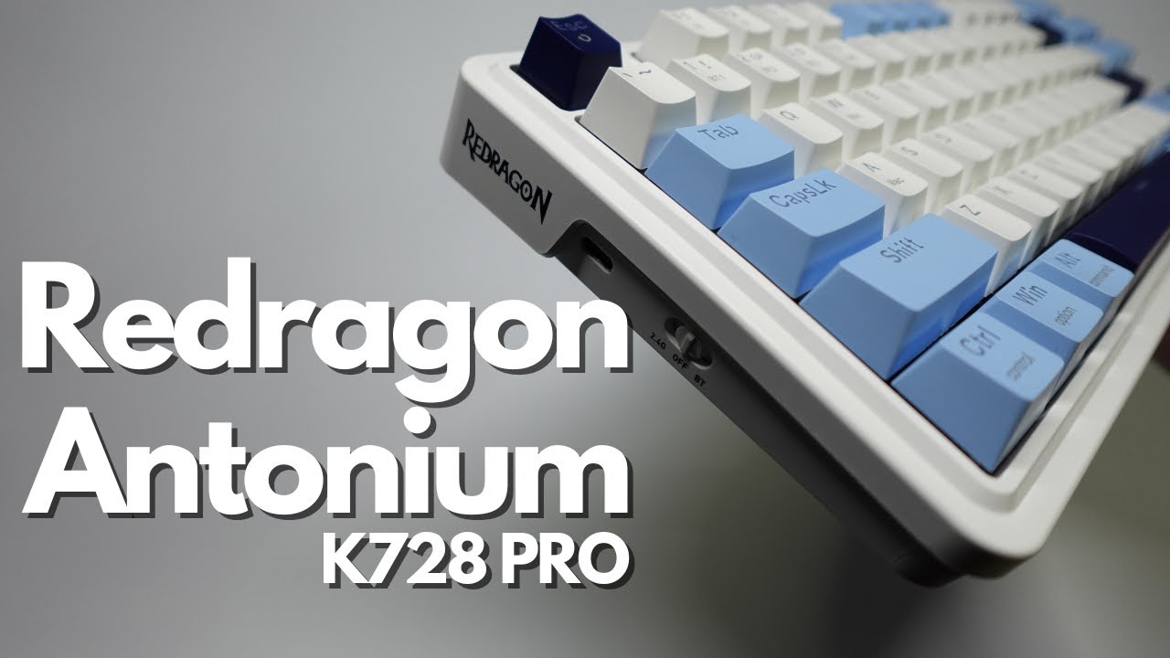 $40 Thocky TKL Keyboard?! - Redragon Antonium K728 PRO Review