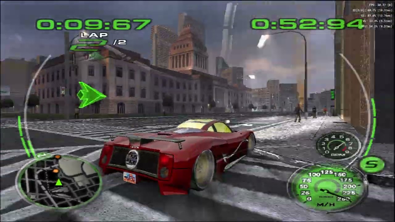 [WR] Midnight Club 3  Update Speedrun | East Garden Circuit | 1:25:83 [No Zone]