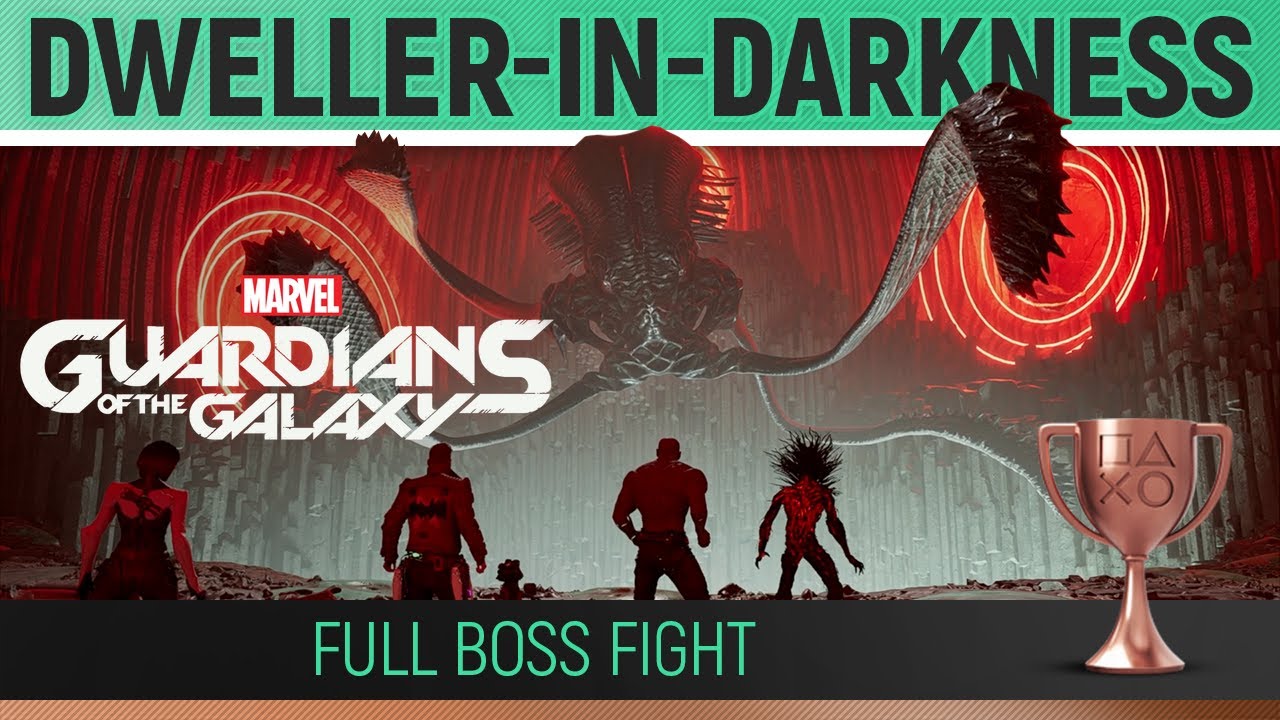Guardians of the Galaxy - Dweller-in-Darkness - Boss Fight 🏆 Squid Kicker Trophy Guide