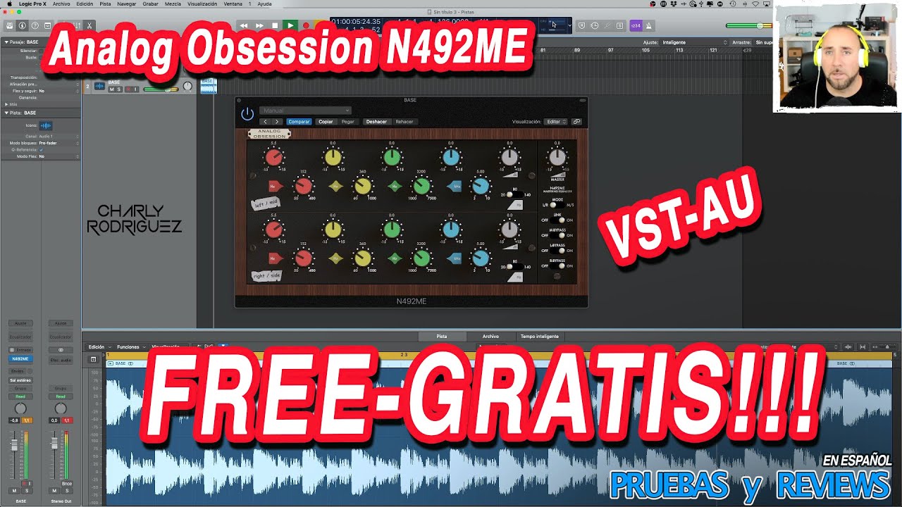 🎁ANALOG OBSESSION N492ME (PLUGIN EQUALIZACIÓN ANALÓGICO) GRATIS!!! 🎁