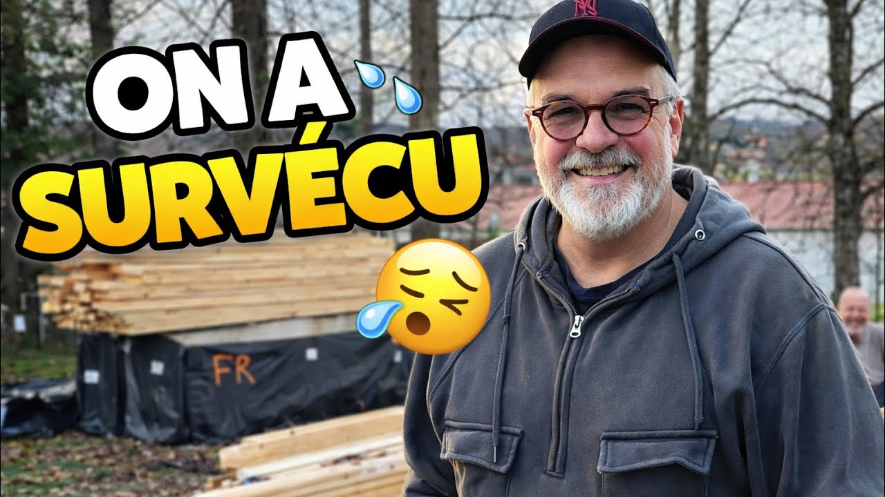 On a monté un garage en kit et on a survécu😅 (36 m²) ￼épisode 1