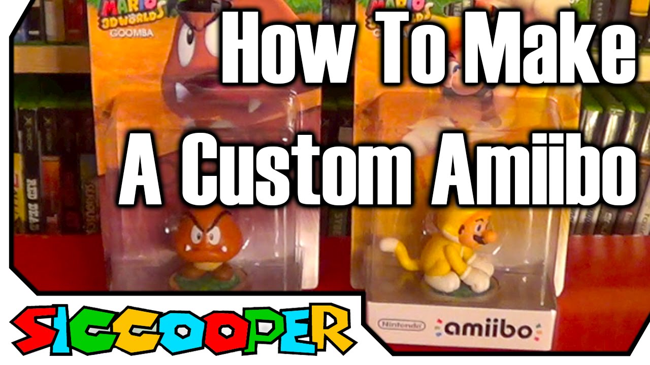 Учебник: как создать собственную фигурку Amiibo + упаковку! | SicCooper