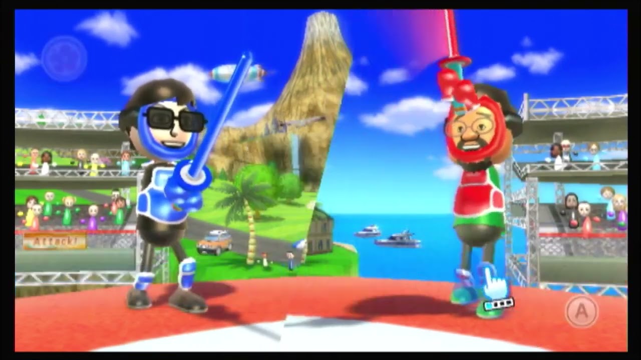 Acid Plays: Wii Sports Resort Swordplay Duel Part 1: EXTREME RAGE!!!