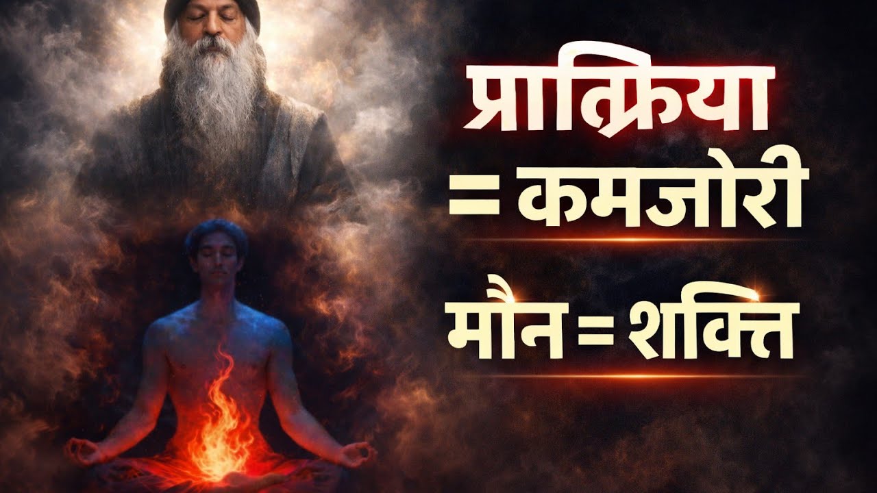 अकड़ बाहर नहीं, भीतर टूटती है| शांत है वही शक्तिशाली है | असली ताकत बाहर नहीं, भीतर होती है