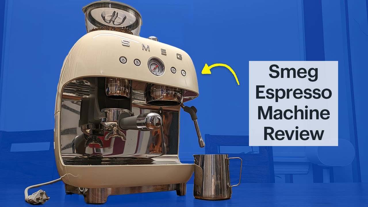 Smeg Manual Espresso Machine with Frother and Coffee Grinder Review