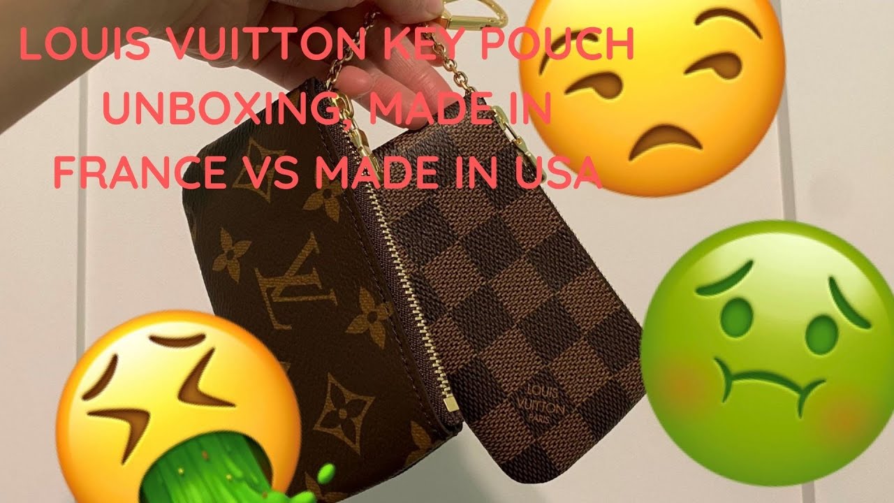 Louis Vuitton - Key Pouch Quick Unboxing- Place in Cart! Made in France/USA Disappointment! Return!!