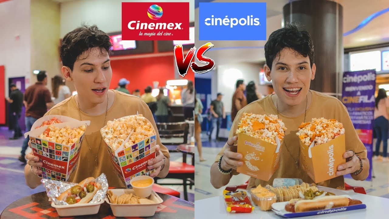 ¿Qué comida es mejor? Cinepolis vs Cinemex