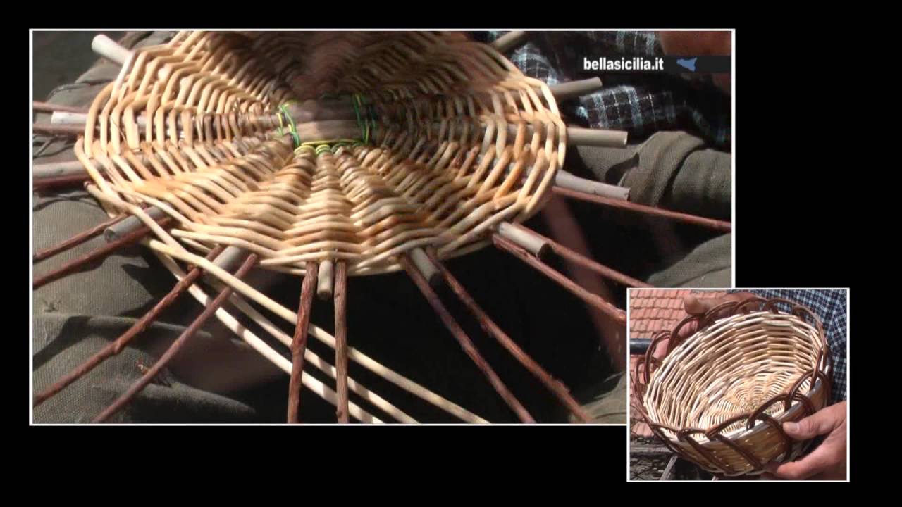 In 60 secondi come si costruisce un cesto in vimini