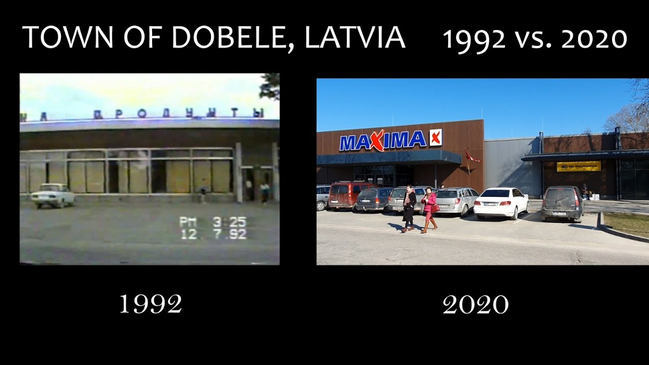 Dobele toreiz un tagad... (1992. un 2020. gads)