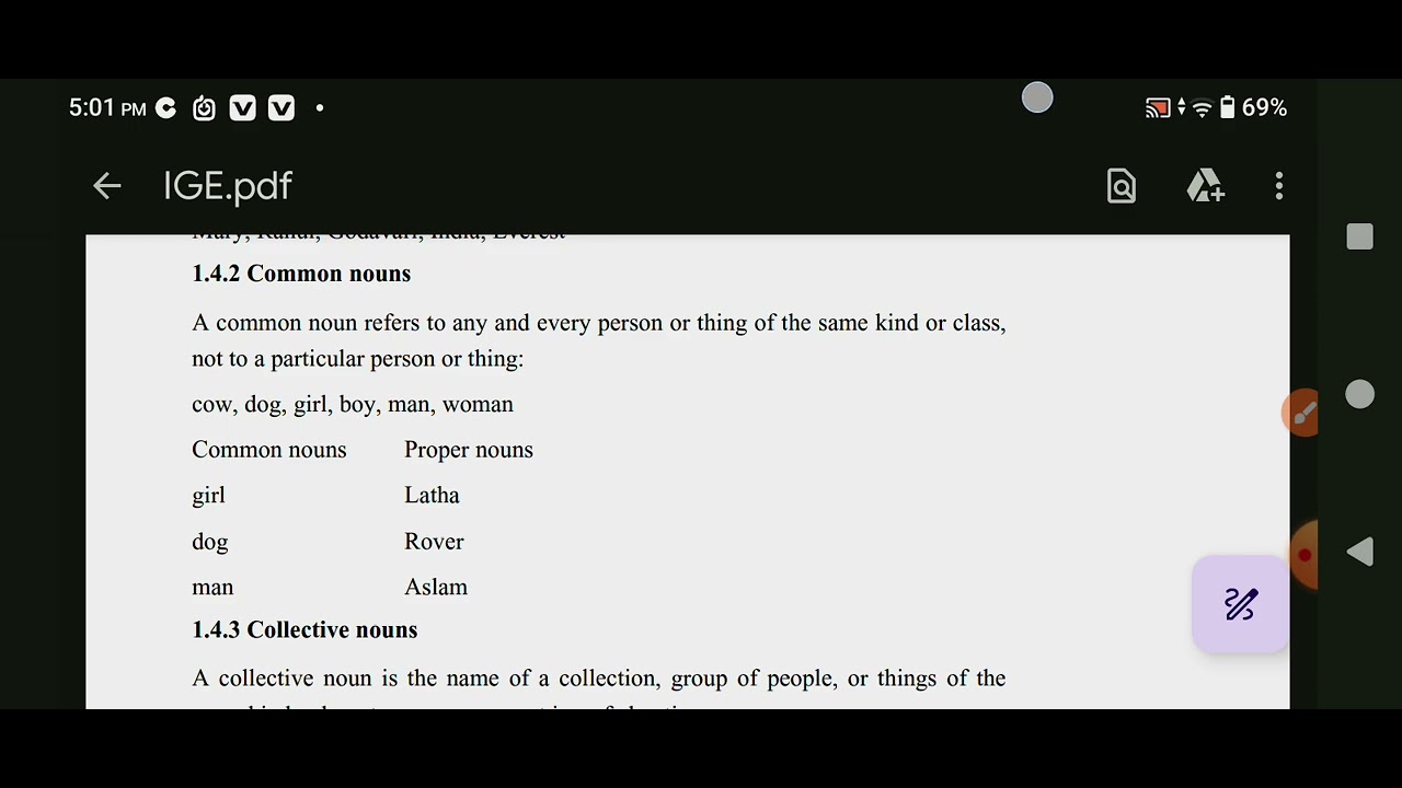 Noun English grammar